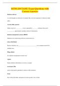 ISTM 210 TAMU Exam Questions with&NewLine;Correct Answers