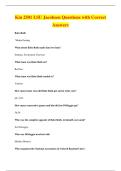 Kin 2501 LSU Jacobsen Questions with Correct&NewLine;Answers