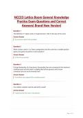 NCCCO Lattice Boom General Knowledge Practice Exam Questions and Correct Answers