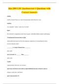 BUNDLE OF KIN 2501WITH QUESTIONS WITH 100&percnt; CORRECT ANSWERS