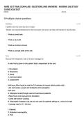 NURS 1017 FINAL EXAM LAB 5 QUESTIONS AND ANSWERS &vert; NURSING LAB STUDY GUIDE 2026&sol;2027