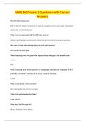 MAR 3407 Exam 1 Questions with Correct&NewLine;Answers