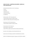 NURS 1017 LAB &num;1 &plus; 2 QUESTIONS AND ANSWERS &vert; NURSING LAB STUDY GUIDE 2026&sol;2027