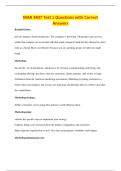 MAR 3407 Test 1 Questions with Correct&NewLine;Answers