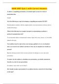 MAR 3407 Quiz 1 with Correct Answers