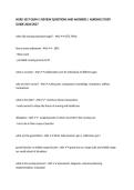 NURS 1017 EXAM 1 REVIEW QUESTIONS AND ANSWERS &vert; NURSING STUDY GUIDE 2026&sol;2027