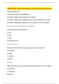 MAR 3407 Exam Questions with Correct Answers