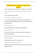 MAR 3407 Exam 2 Questions with Correct&NewLine;Answers
