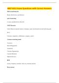 MGT 6311 Exam Questions with Correct Answers