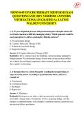 NRNP 6645 PSYCHOTHERAPY MIDTERM EXAM  QUESTIONS AND 100&percnt; VERIFIED ANSWERS  WITH RATIONALES GRADED A&plus; LATEST WALDEN UNIVERSITY