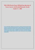 NHA CCMA Practice Exam&colon; 150 Real Exam Questions & &NewLine;Correct Answers with Detailed Rationales Already &NewLine;Graded A&plus; &vert; 2026 