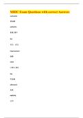MHIC Exam Questions with correct Answers