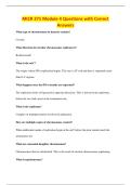 MICR 271 Module 4 Questions with Correct&NewLine;Answers