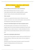 MICR 271 Module 1 Questions with Correct&NewLine;Answers