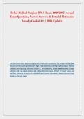 Relias Medical-Surgical RN A Exam 2026&sol;2027&colon; Actual &NewLine;Exam Questions&comma; Correct Answers & Detailed Rationales &NewLine;Already Graded A&plus; &vert; 2026 Updated 