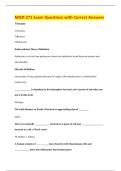 MICR 271 Exam Questions with Correct Answers