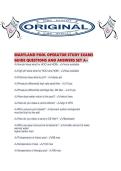MARYLAND POOL OPERATOR STUDY EXAMS GUIDE QUESTIONS AND ANSWERS SET