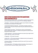 SMPS CPSM EXAMINATION TIPS QUESTIONS AND ANSWERS SET