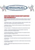 SMPS CPSM CORRECT EXAMS SCRIPT QUESTIONS AND ANSWERS SET