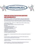 PUBH 6011 ACTUAL EVALUATION QUESTIONS AND ANSWERS SET 
