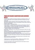 PUBH 6011 EXAMS 2 QUESTIONS AND ANSWERS SET 