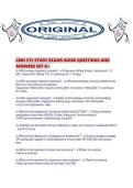 CMN 572 STUDY EXAMS GUIDE QUESTIONS AND ANSWERS SET