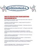 CMN 572 UPDATED FINAL EXAMS QUESTIONS AND ANSWERS SET A&period;pdf