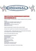 CMN 572 ACTUAL COMPREHENSIVE QUESTIONS AND ANSWERS SET A&period;pdf