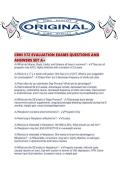 CMN 572 EVALUATION EXAMS QUESTIONS AND ANSWERS SET A&period;pdf