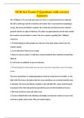 BUNDLE OF NUR 612WITH QUESTIONS WITH 100&percnt; CORRECT ANSWERS