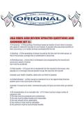 UGA RMIN 4000 REVIEW UPDATED QUESTIONS AND ANSWERS SET