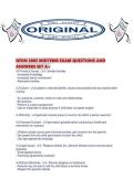 NFDN 2005 MIDTERM EXAM QUESTIONS AND ANSWERS SET