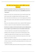 SFL 358 Test Questions with 100&percnt; Correct&NewLine;Answers
