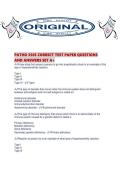 PATHO 3505 CORRECT TEST PAPER QUESTIONS AND ANSWERS SET A&period;pdf