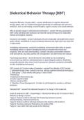 Dialectical Behavior Therapy &lpar;DBT&rpar;&period; Questions and Answers