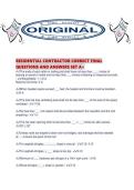 RESIDENTIAL CONTRACTOR CORRECT FINAL QUESTIONS AND ANSWERS SET A&period;pdf