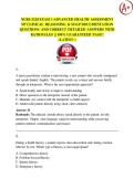 NURS 5220 EXAM 1 ADVANCED HEALTH ASSESSMENT NP CLINICAL REASONING & SOAP DOCUMENTATION  QUESTIONS AND CORRECT DETAILED ANSWERS WITH  RATIONALES &vert;&vert; 100&percnt; GUARANTEED PASS&excl;&excl;  <LATEST >