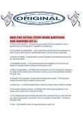 MSIS 2103 ACTUAL STUDY GUIDE QUESTIONS AND ANSWERS SET A&period;pdf