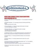 NFDN 2008 CORRECT FINAL EXAM QUESTIONS AND ANSWERS SET A&period;pdf