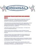 AUDIOLOGY PRAXIS QUESTIONS AND ANSWERS SET A&period;pdf