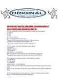 AUDIOLOGY PRAXIS UPDATED COMPREHENSIVE QUESTIONS AND ANSWERS SET A&period;pdf