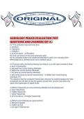 AUDIOLOGY PRAXIS EVALUATION TEST QUESTIONS AND ANSWERS SET A&period;pdf
