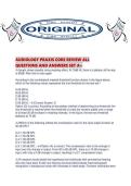 AUDIOLOGY PRAXIS CORE REVIEW ALL QUESTIONS AND ANSWERS SET A&period;pdf