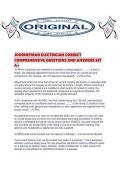 JOURNEYMAN ELECTRICIAN CORRECT COMPREHENSIVE QUESTIONS AND ANSWERS SET