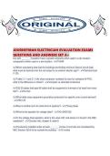 JOURNEYMAN ELECTRICIAN EVALUATION EXAMS QUESTIONS AND ANSWERS SET A&period;pdf