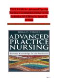 Test Bank for Advanced Practice Nursing&colon; Essential Knowledge for the Profession 5th Edition by Susan M&period; DeNisco &vert; Questions and Answers &vert; Verified Practice Questions &vert; Advanced Practice Nursing Exam Prep&NewLine;