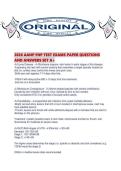 2026 AANP FNP TEST EXAMS PAPER QUESTIONS AND ANSWERS SET A&period;pdf