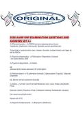 2026 AANP FNP EXAMINATION QUESTIONS AND ANSWERS SET A&period;pdf