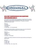 UCLA EMT COMPREHENSIVE 2026 QUESTIONS AND ANSWERS SURE A&period;pdf