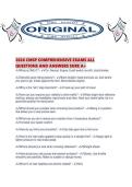 2026 CMSP COMPREHENSIVE EXAMS ALL QUESTIONS AND ANSWERS SURE A&period;pdf